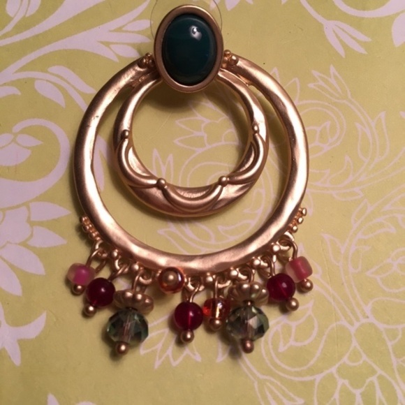 Chico’s Double Door Knocker Earrings - Picture 2 of 3